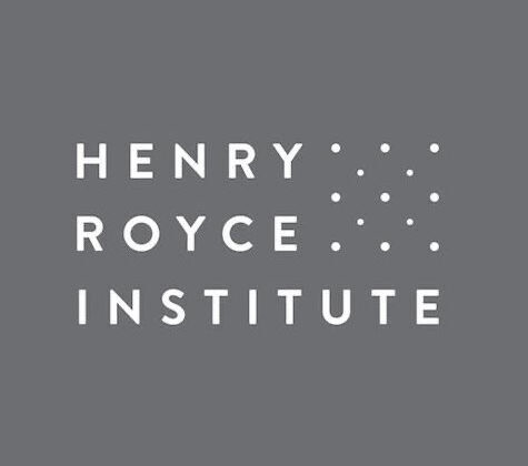 white and grey Henry Royce Institute Logo